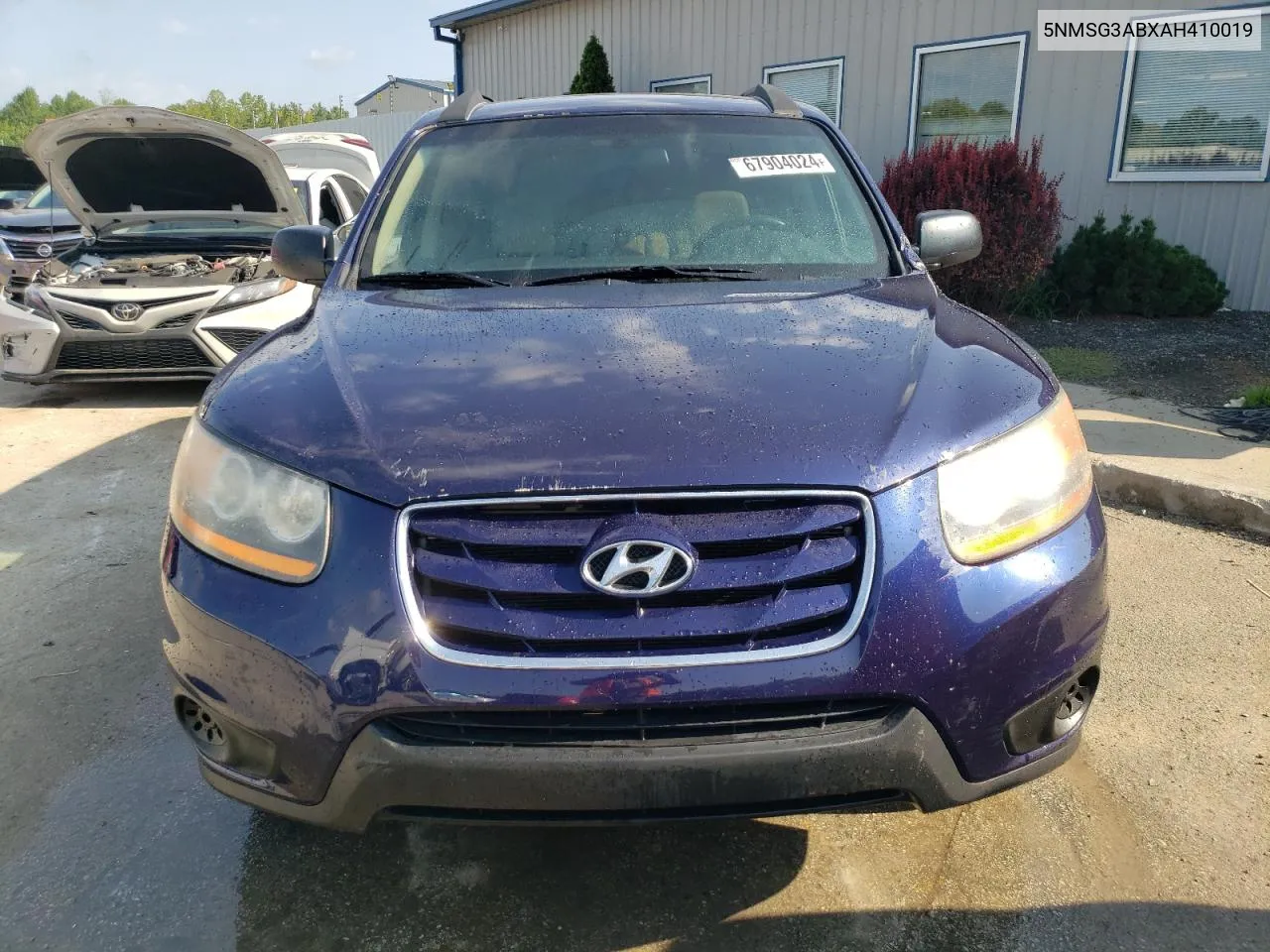 2010 Hyundai Santa Fe Gls VIN: 5NMSG3ABXAH410019 Lot: 67904024