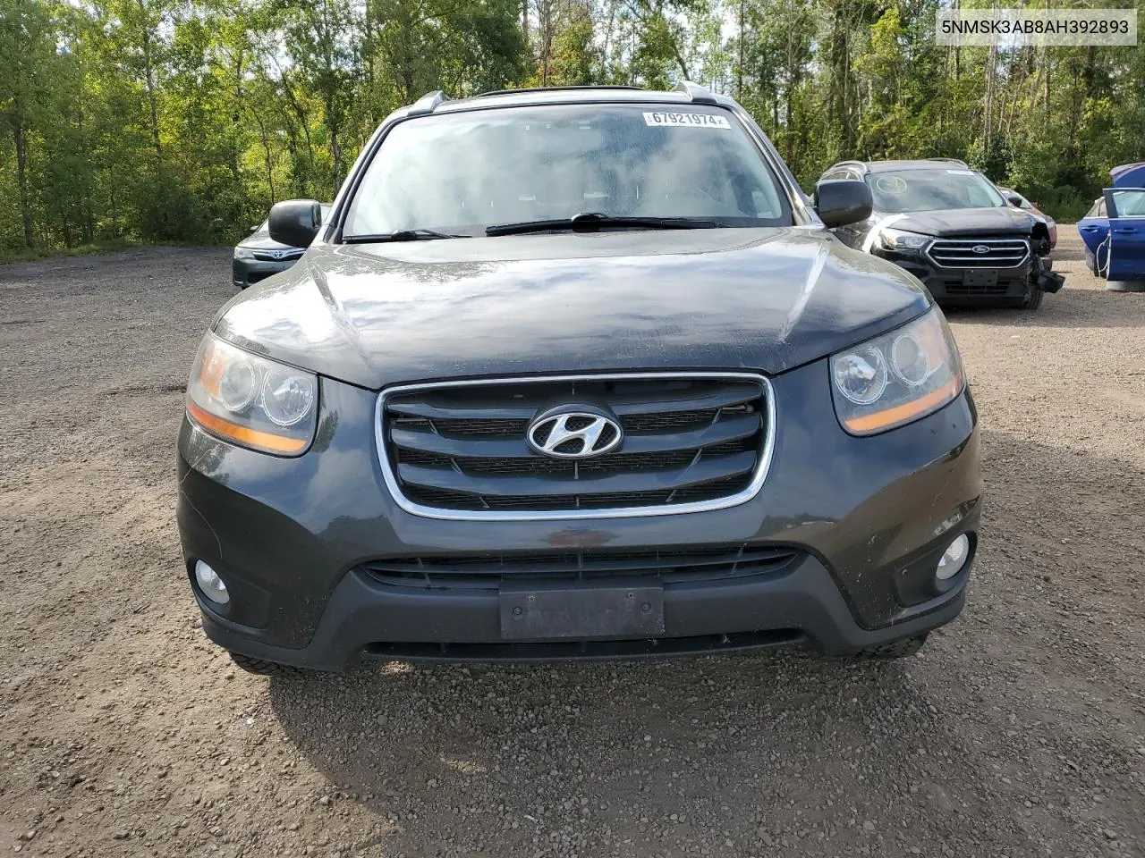 2010 Hyundai Santa Fe Limited VIN: 5NMSK3AB8AH392893 Lot: 67921974