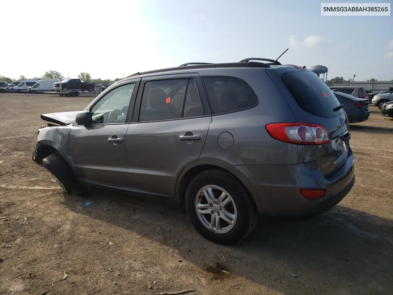 5NMSG3AB8AH385265 2010 Hyundai Santa Fe Gls