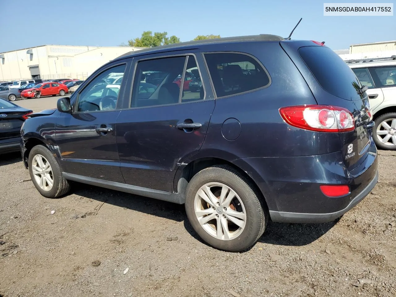 2010 Hyundai Santa Fe Gls VIN: 5NMSGDAB0AH417552 Lot: 68658714