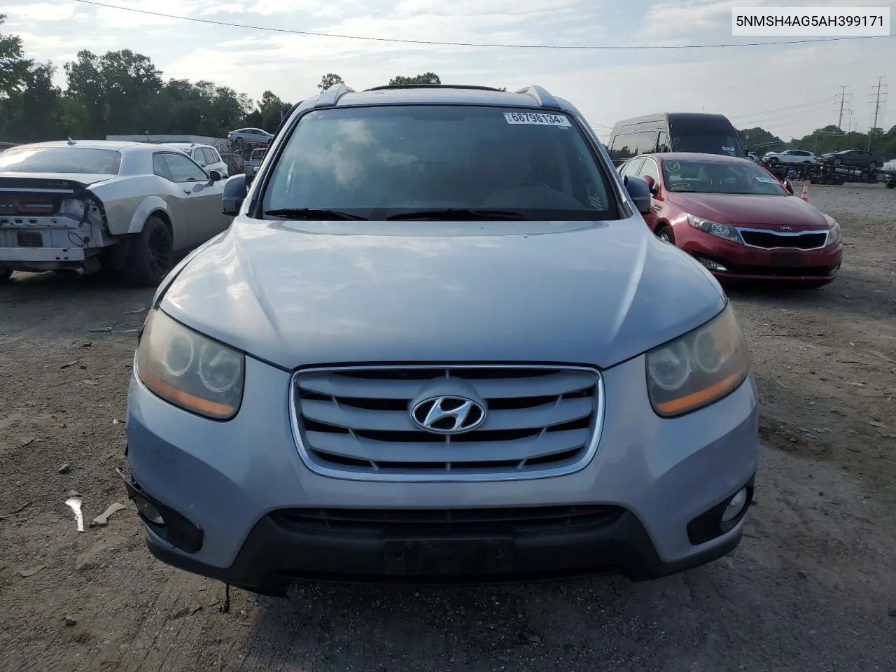 2010 Hyundai Santa Fe Se VIN: 5NMSH4AG5AH399171 Lot: 68798134