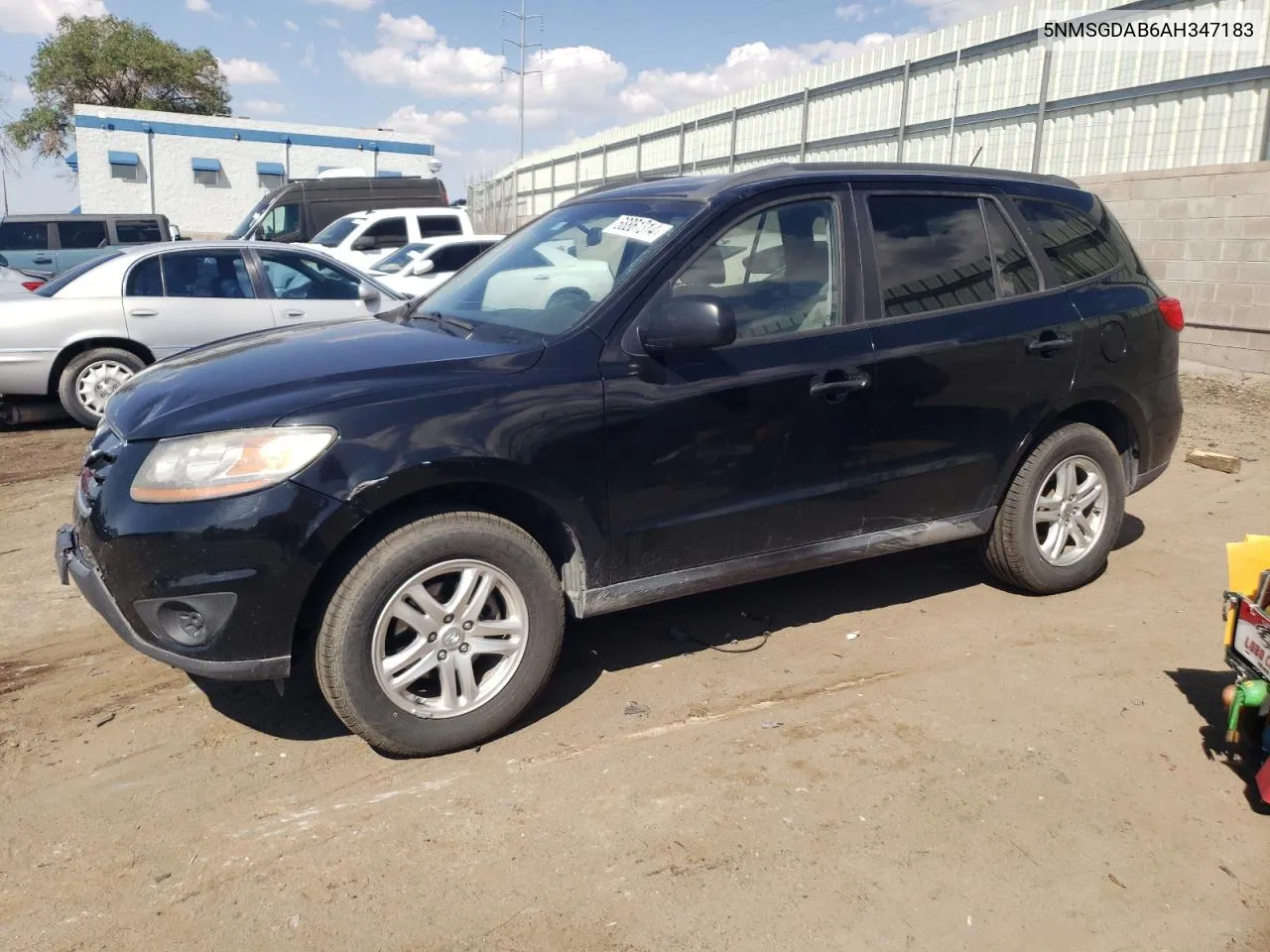 5NMSGDAB6AH347183 2010 Hyundai Santa Fe Gls