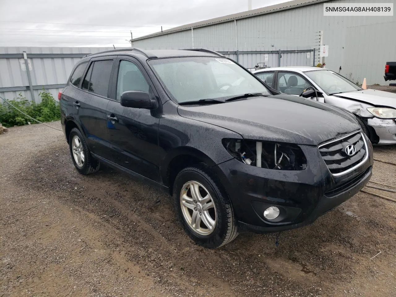 2010 Hyundai Santa Fe Gls VIN: 5NMSG4AG8AH408139 Lot: 68928934