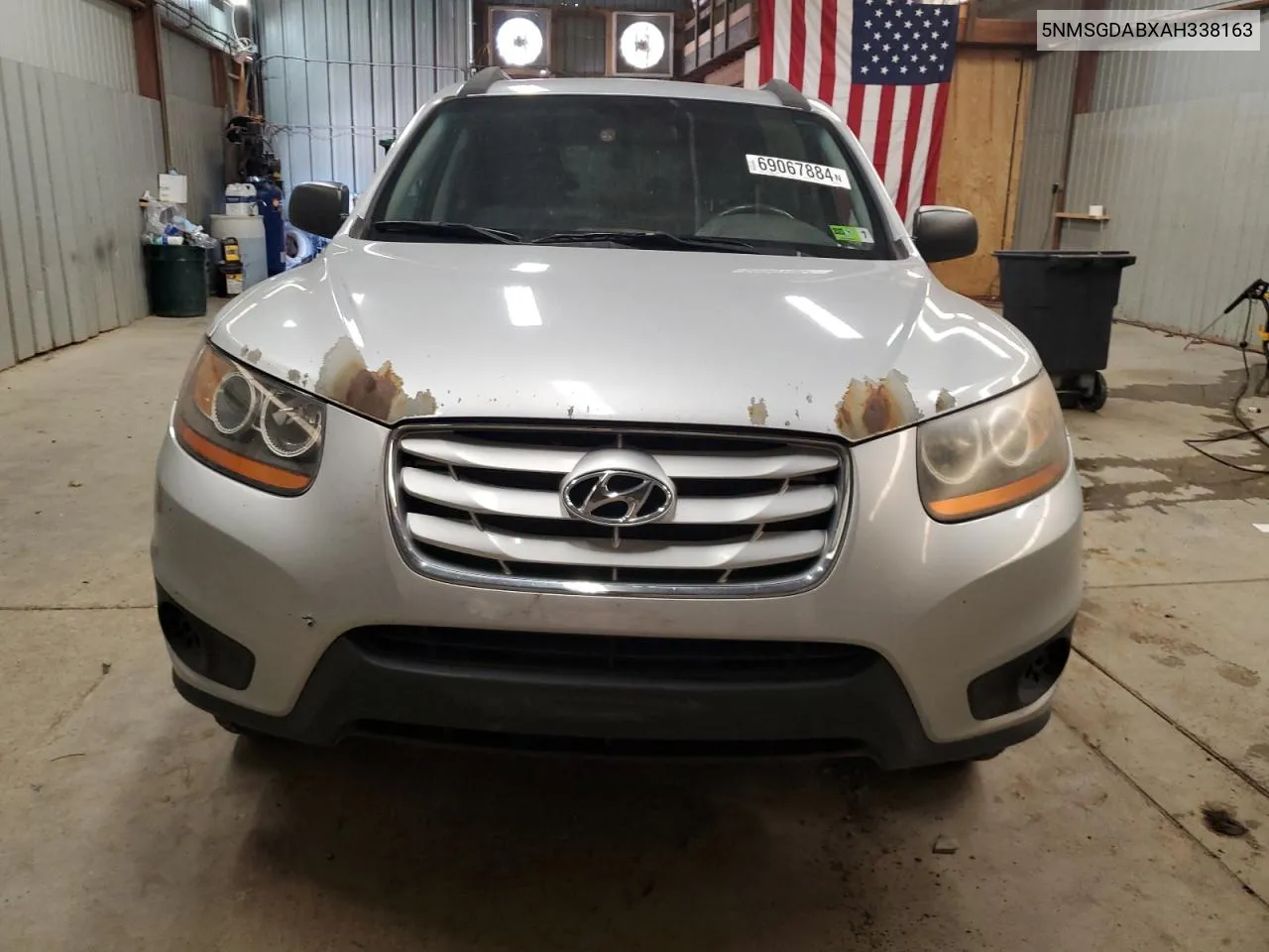 2010 Hyundai Santa Fe Gls VIN: 5NMSGDABXAH338163 Lot: 69067884