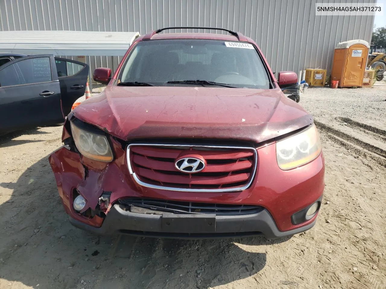 5NMSH4AG5AH371273 2010 Hyundai Santa Fe Se