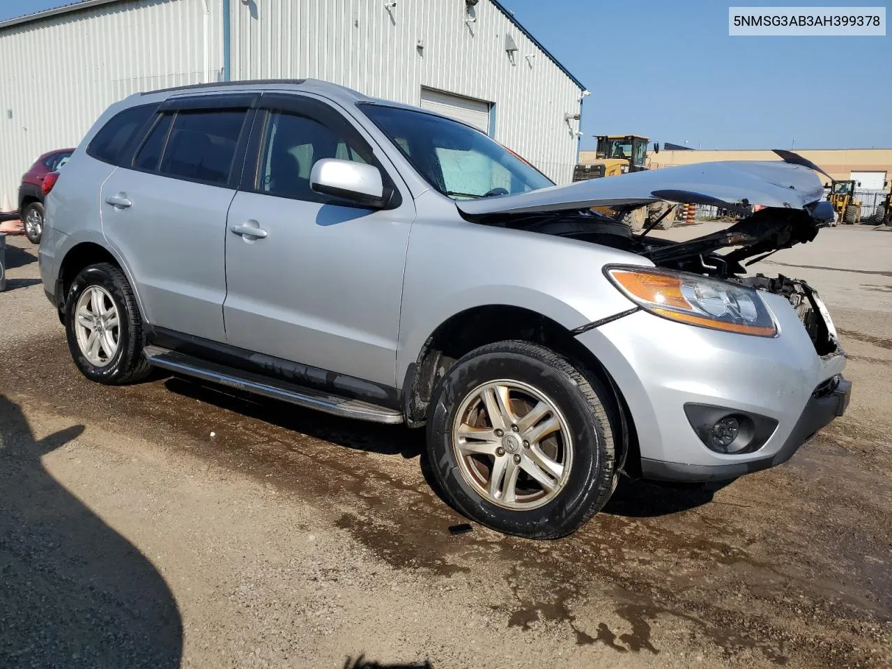 2010 Hyundai Santa Fe Gls VIN: 5NMSG3AB3AH399378 Lot: 70270414