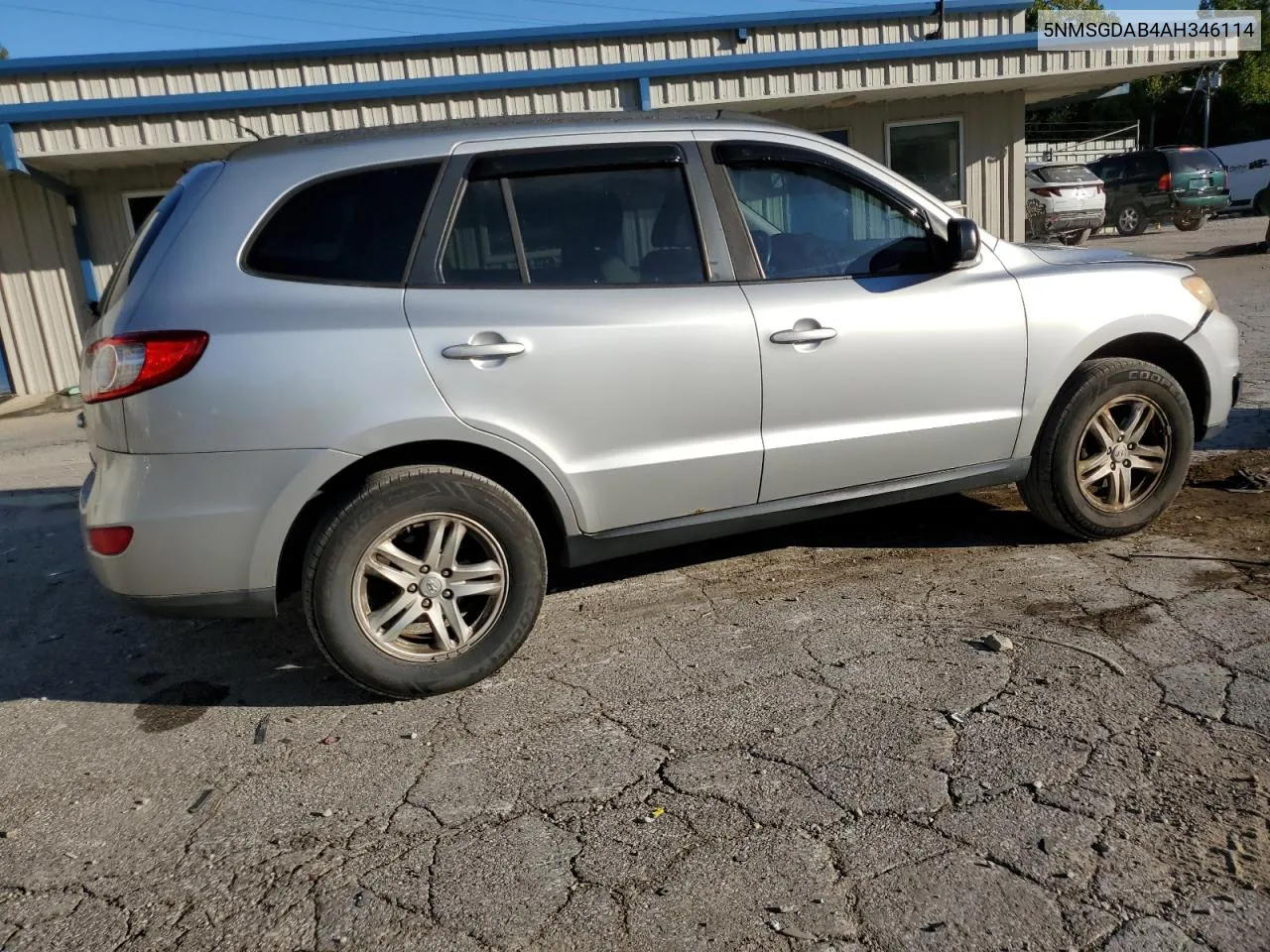 2010 Hyundai Santa Fe Gls VIN: 5NMSGDAB4AH346114 Lot: 70397474