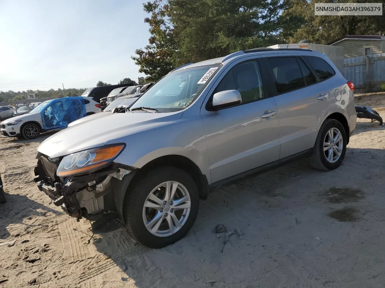 2010 Hyundai Santa Fe Se VIN: 5NMSHDAG3AH396379 Lot: 70421884