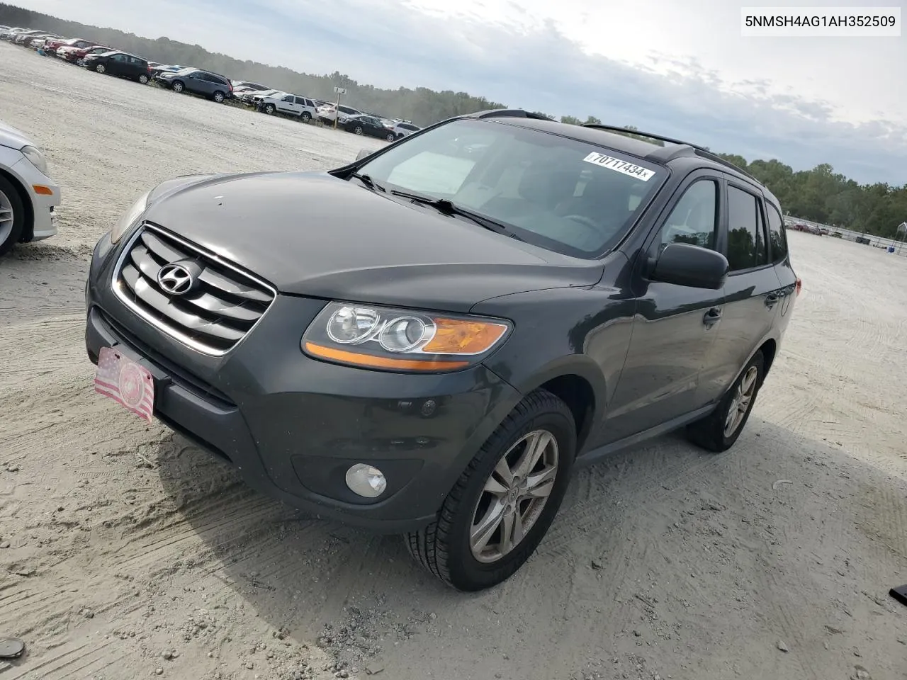 2010 Hyundai Santa Fe Se VIN: 5NMSH4AG1AH352509 Lot: 70717434