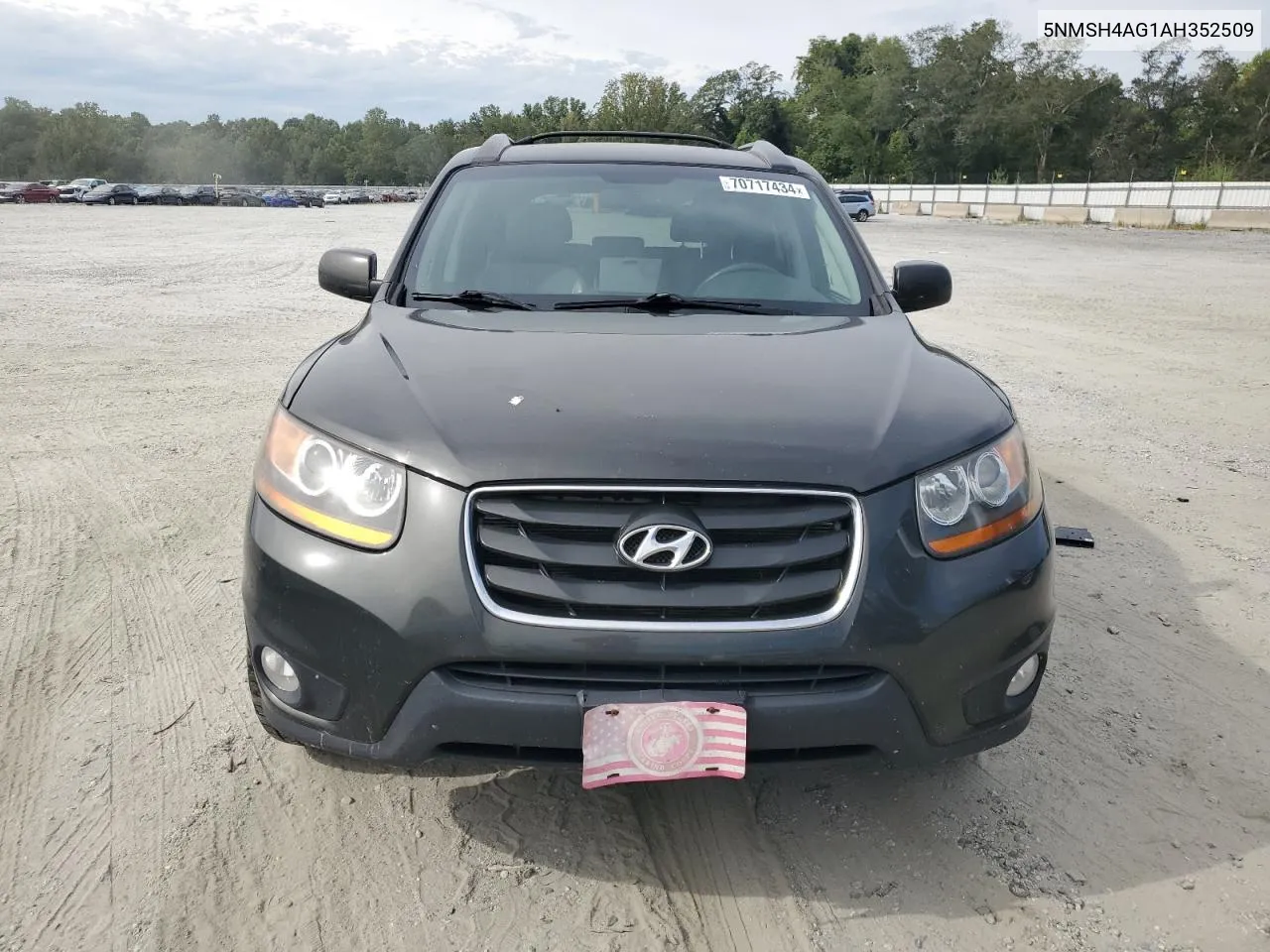 2010 Hyundai Santa Fe Se VIN: 5NMSH4AG1AH352509 Lot: 70717434