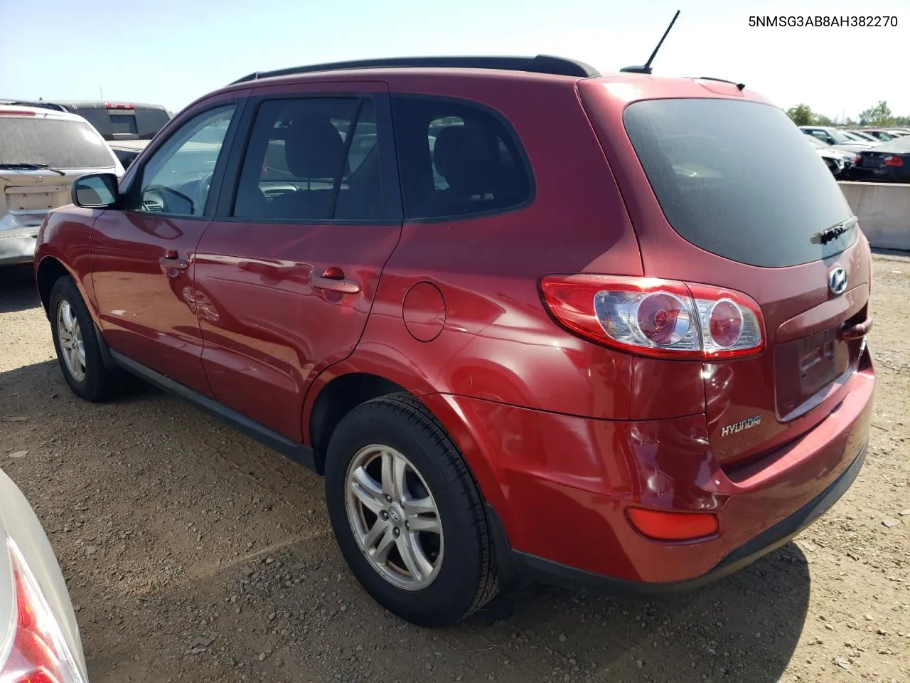 5NMSG3AB8AH382270 2010 Hyundai Santa Fe Gls