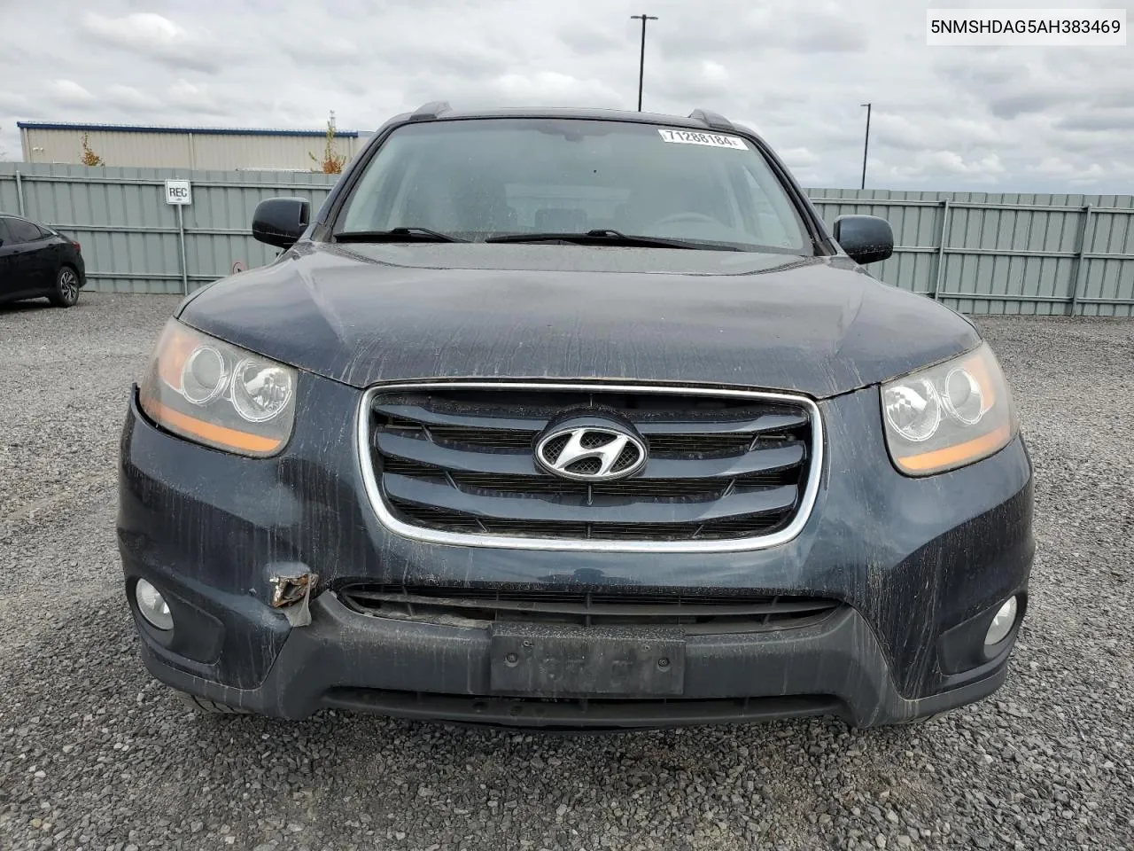 2010 Hyundai Santa Fe Se VIN: 5NMSHDAG5AH383469 Lot: 71288184