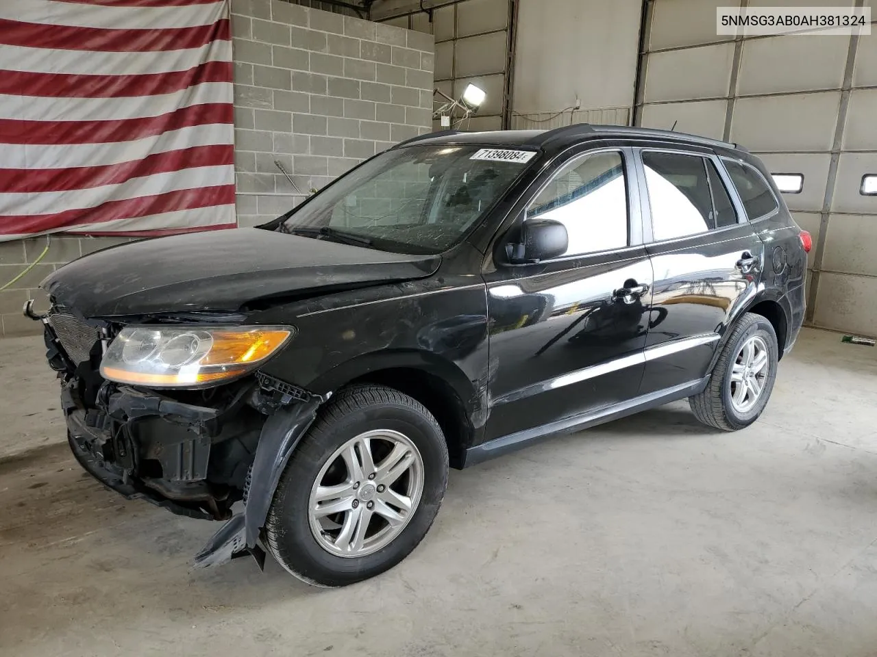 2010 Hyundai Santa Fe Gls VIN: 5NMSG3AB0AH381324 Lot: 71398084