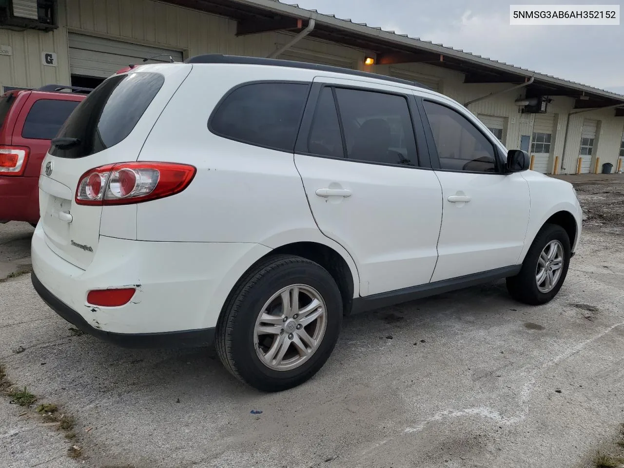 2010 Hyundai Santa Fe Gls VIN: 5NMSG3AB6AH352152 Lot: 71463154