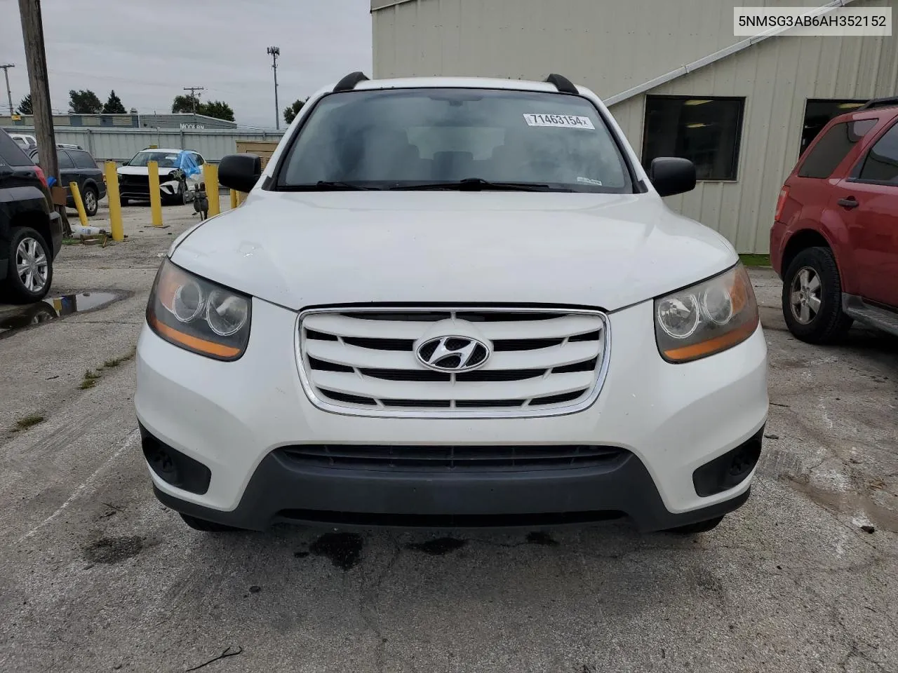 2010 Hyundai Santa Fe Gls VIN: 5NMSG3AB6AH352152 Lot: 71463154