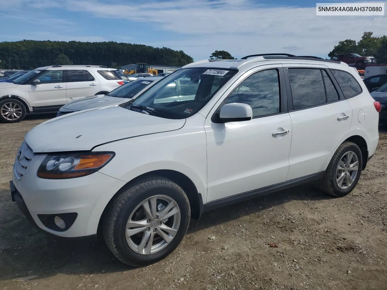 2010 Hyundai Santa Fe Limited VIN: 5NMSK4AG8AH370880 Lot: 71772904