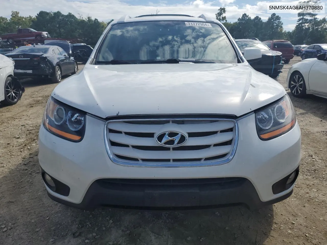 2010 Hyundai Santa Fe Limited VIN: 5NMSK4AG8AH370880 Lot: 71772904