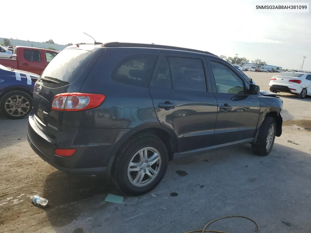 5NMSG3AB8AH381099 2010 Hyundai Santa Fe Gls