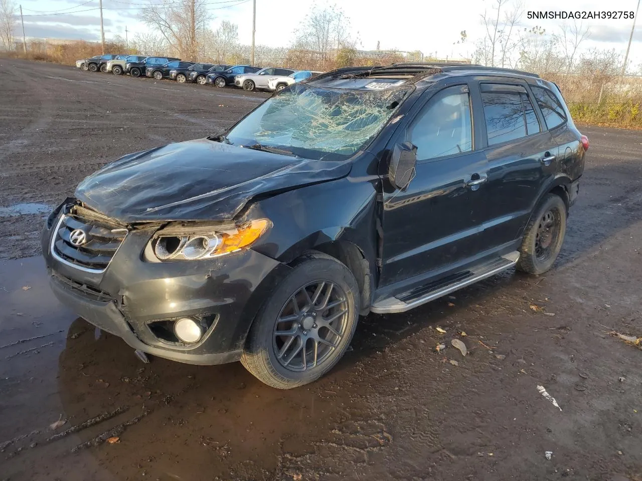 2010 Hyundai Santa Fe Se VIN: 5NMSHDAG2AH392758 Lot: 72403934