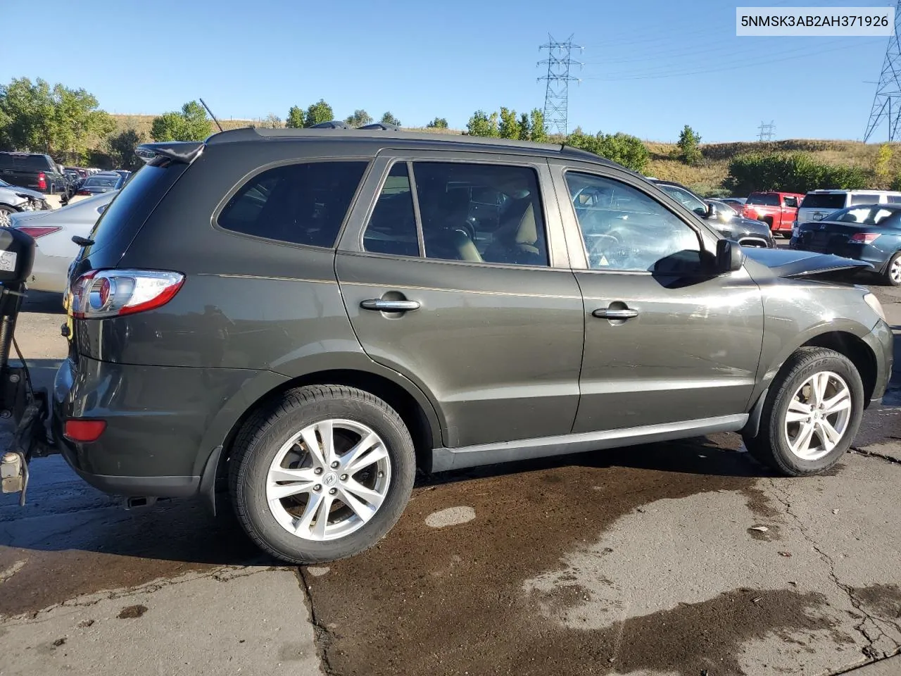 2010 Hyundai Santa Fe Limited VIN: 5NMSK3AB2AH371926 Lot: 72856864