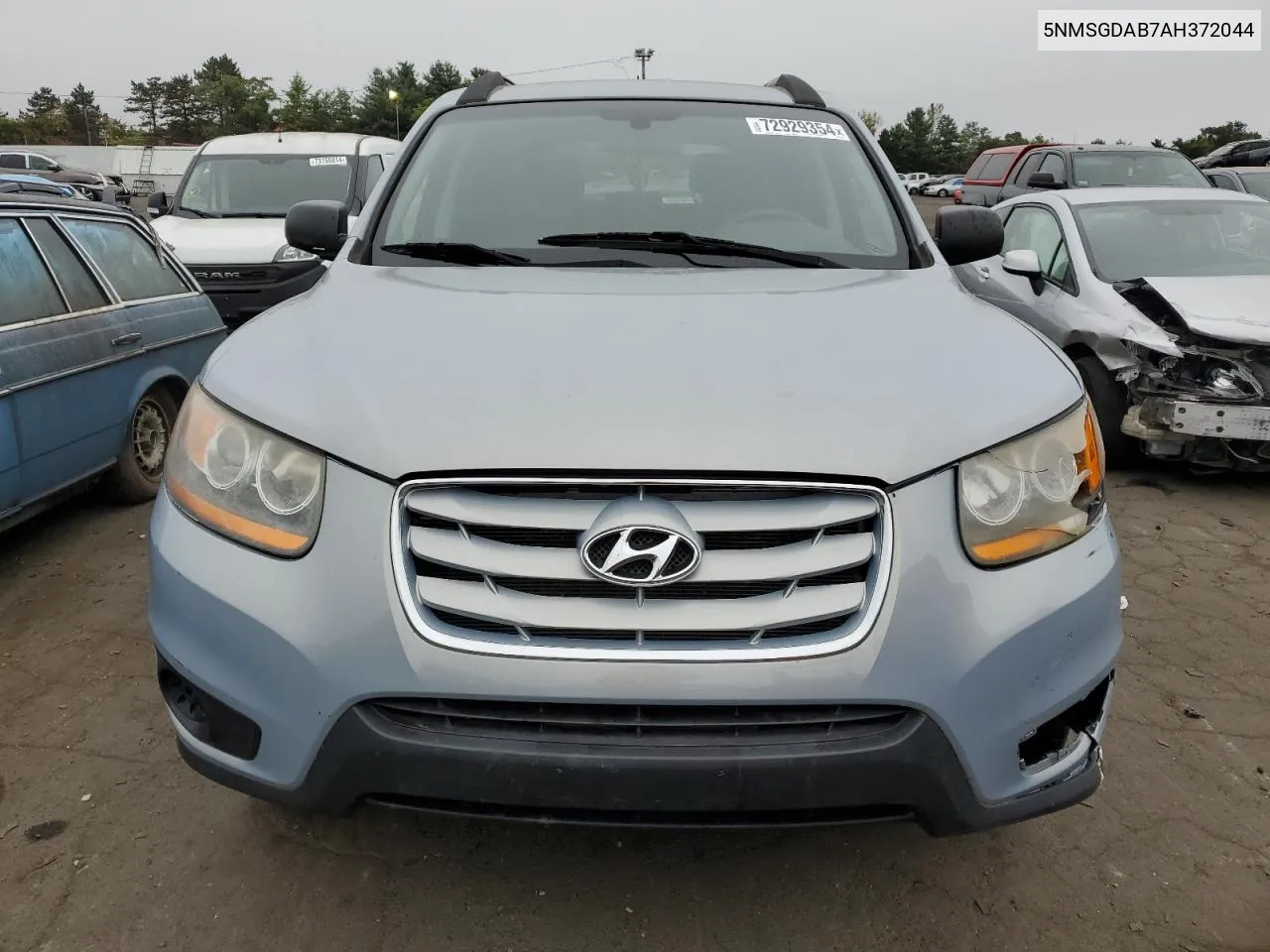 2010 Hyundai Santa Fe Gls VIN: 5NMSGDAB7AH372044 Lot: 72929354