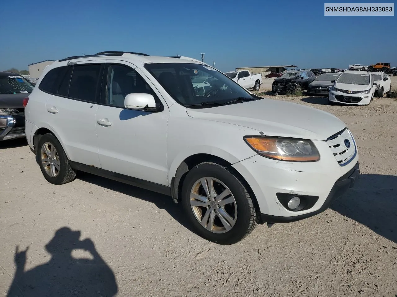 2010 Hyundai Santa Fe Se VIN: 5NMSHDAG8AH333083 Lot: 73104524