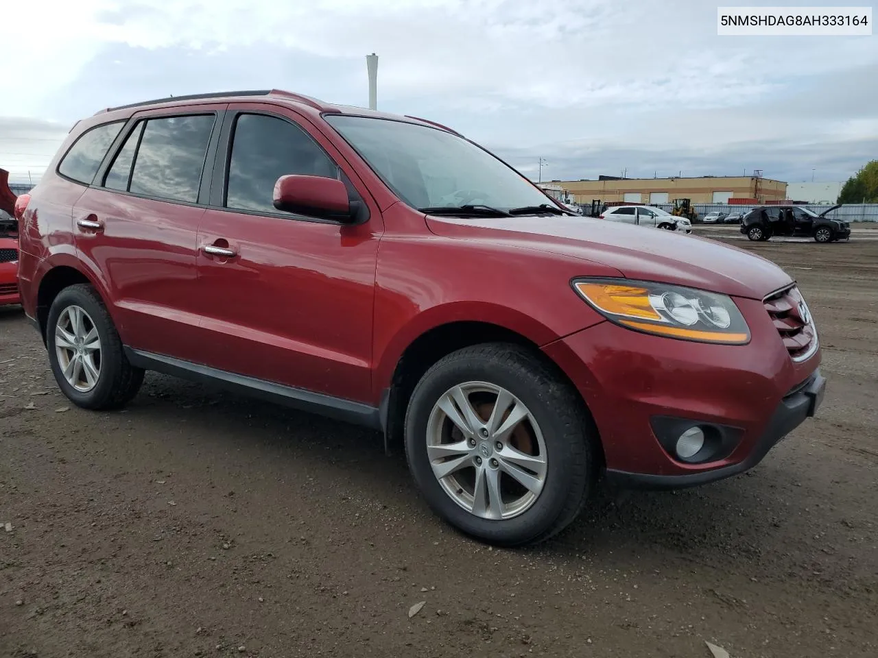 2010 Hyundai Santa Fe Se VIN: 5NMSHDAG8AH333164 Lot: 73168864