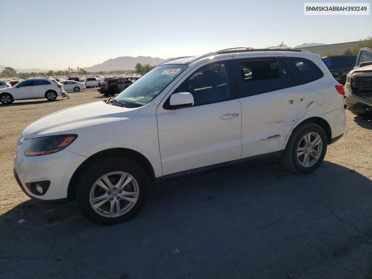 2010 Hyundai Santa Fe Limited VIN: 5NMSK3AB8AH393249 Lot: 73186134