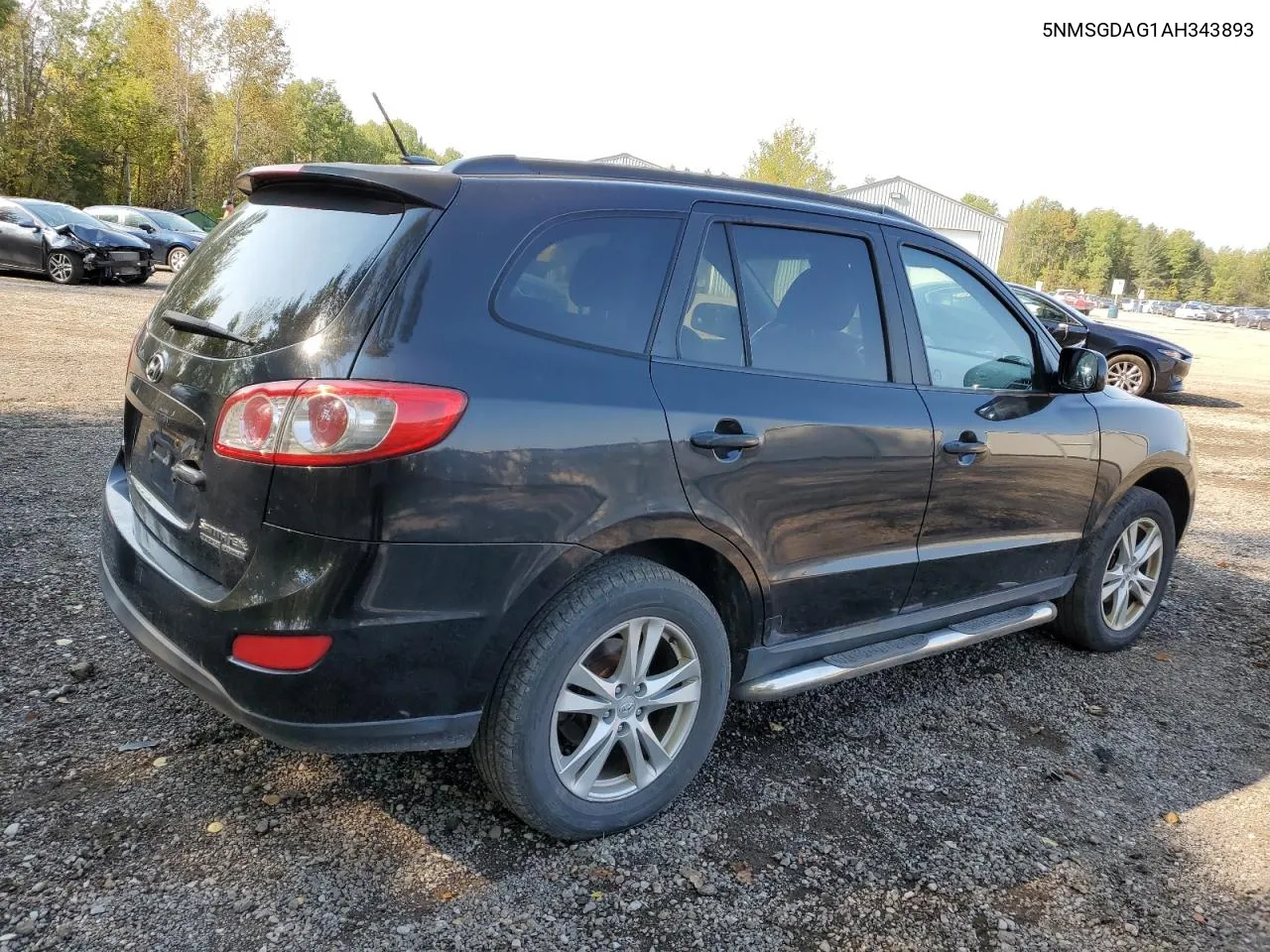 2010 Hyundai Santa Fe Gls VIN: 5NMSGDAG1AH343893 Lot: 73327864