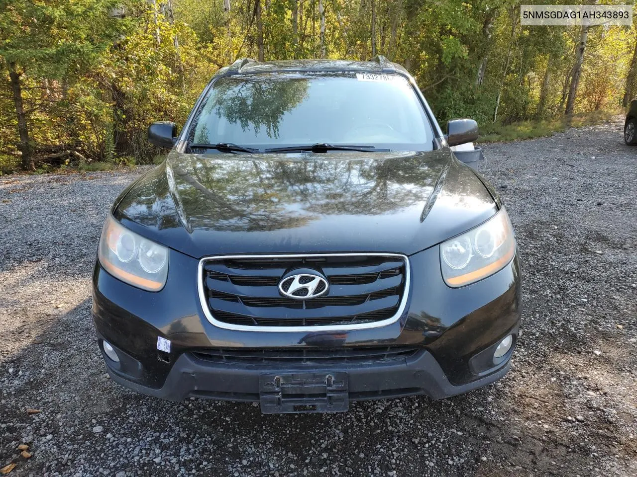 2010 Hyundai Santa Fe Gls VIN: 5NMSGDAG1AH343893 Lot: 73327864