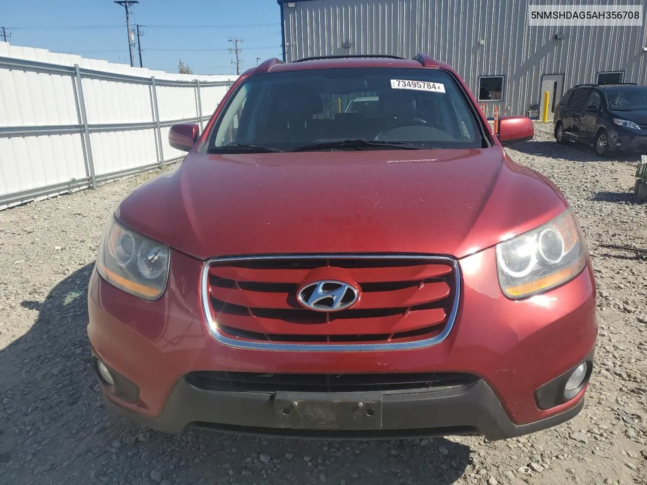 2010 Hyundai Santa Fe Se VIN: 5NMSHDAG5AH356708 Lot: 73495784