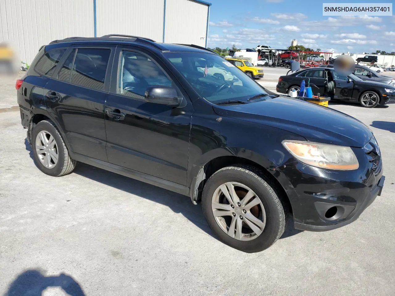 2010 Hyundai Santa Fe Se VIN: 5NMSHDAG6AH357401 Lot: 73819574