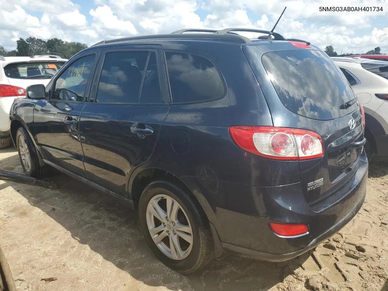 5NMSG3AB0AH401734 2010 Hyundai Santa Fe Gls