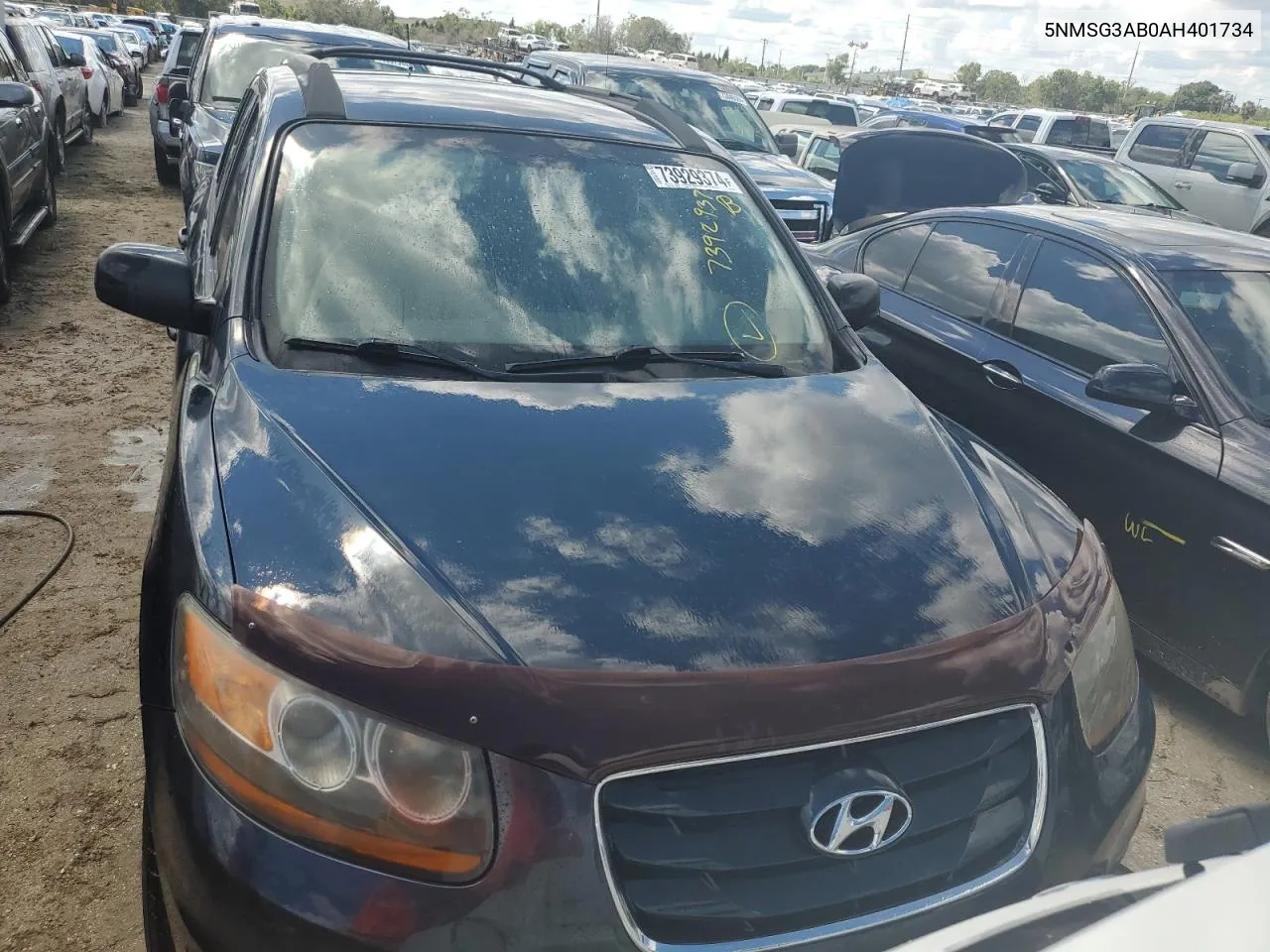 2010 Hyundai Santa Fe Gls VIN: 5NMSG3AB0AH401734 Lot: 73929374