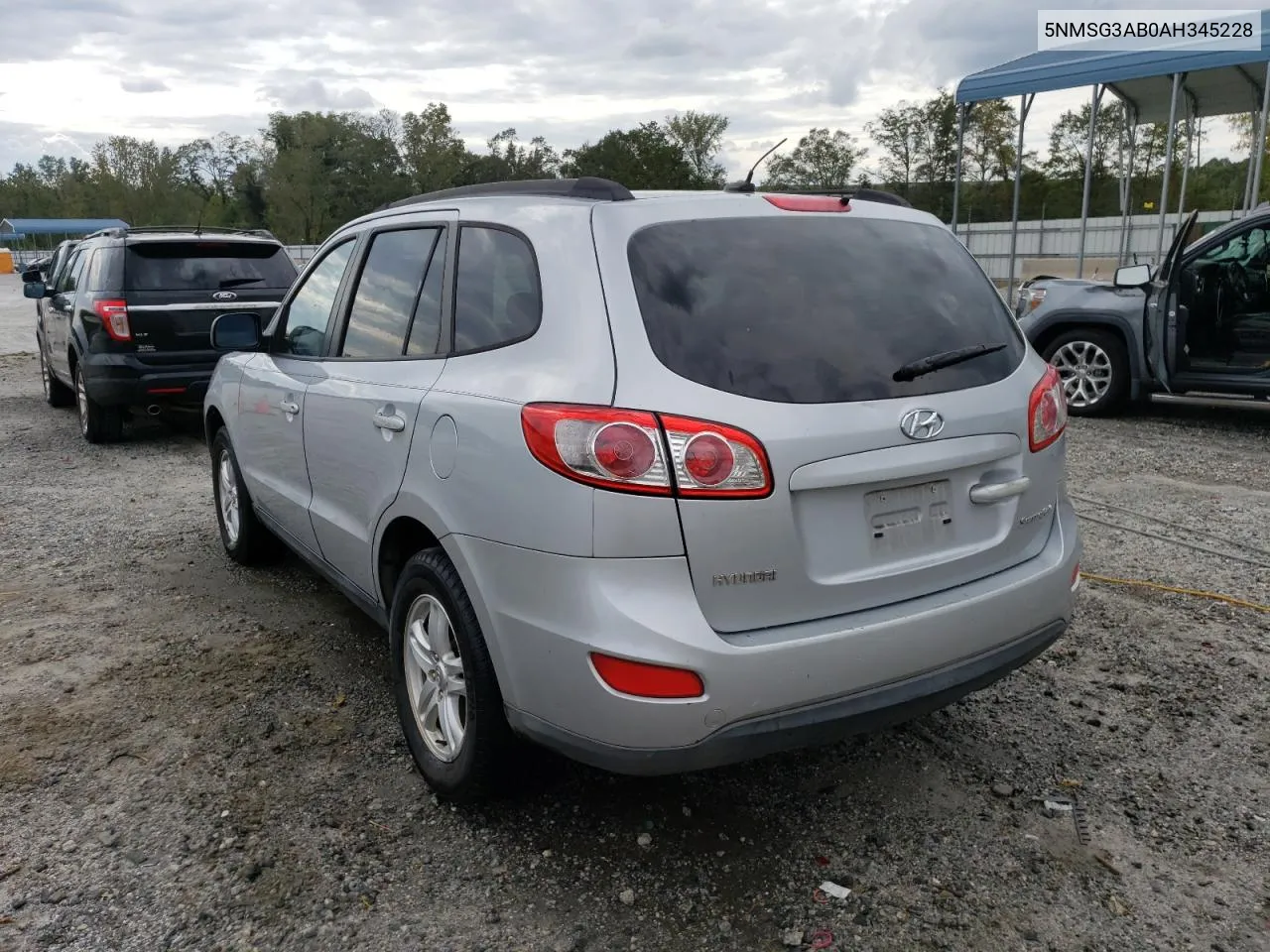 2010 Hyundai Santa Fe Gls VIN: 5NMSG3AB0AH345228 Lot: 73937304