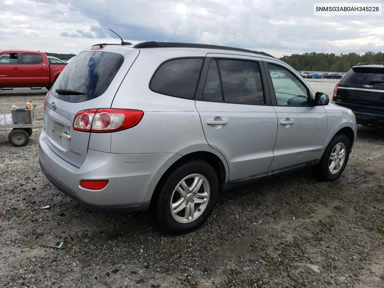 2010 Hyundai Santa Fe Gls VIN: 5NMSG3AB0AH345228 Lot: 73937304