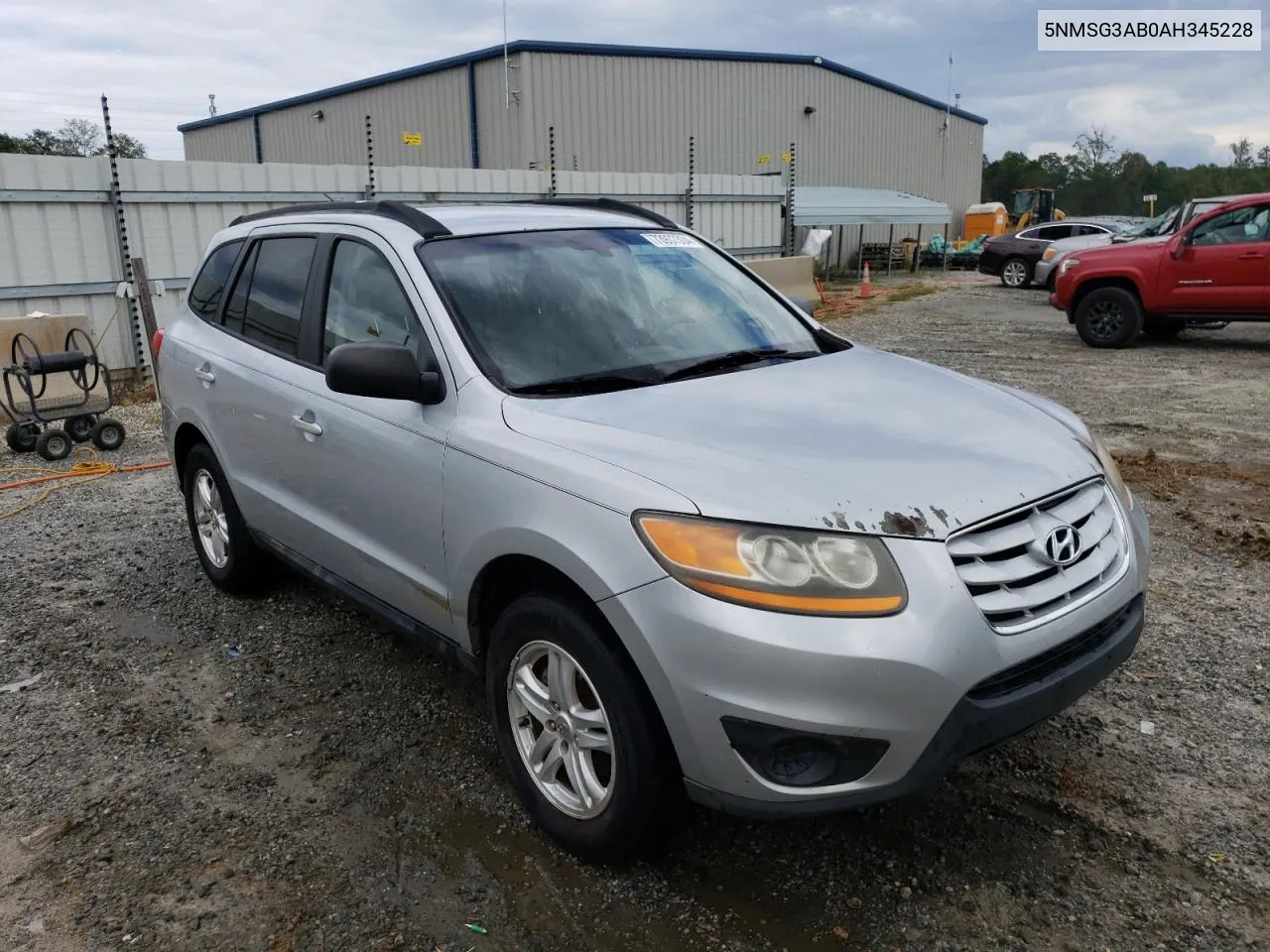 2010 Hyundai Santa Fe Gls VIN: 5NMSG3AB0AH345228 Lot: 73937304