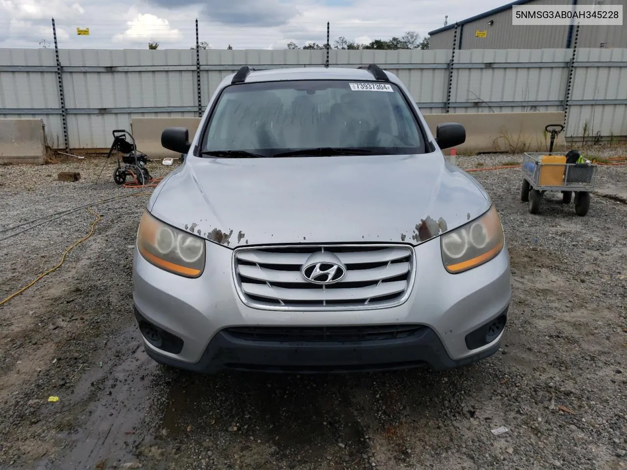 2010 Hyundai Santa Fe Gls VIN: 5NMSG3AB0AH345228 Lot: 73937304