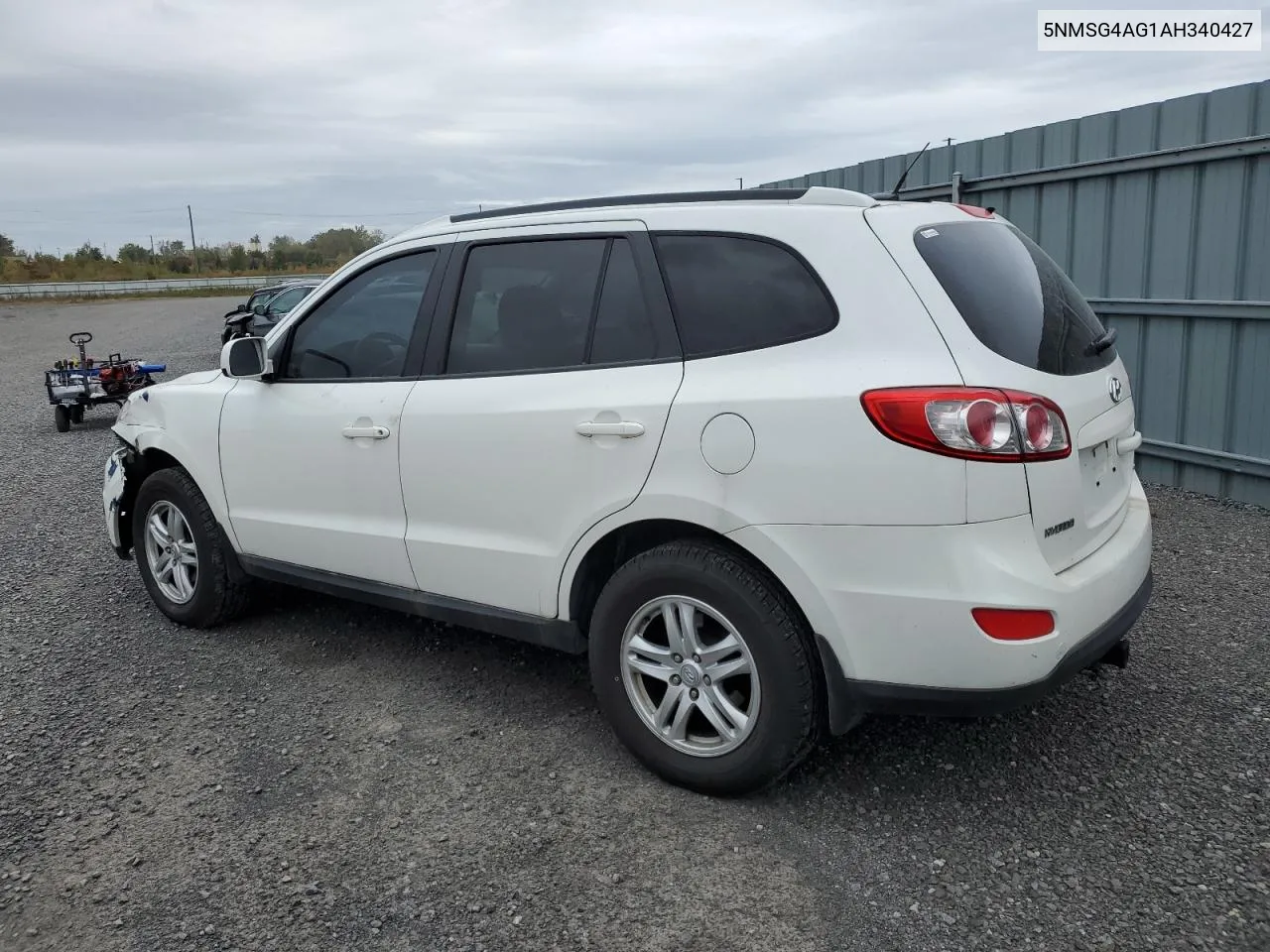 2010 Hyundai Santa Fe Gls VIN: 5NMSG4AG1AH340427 Lot: 74011824