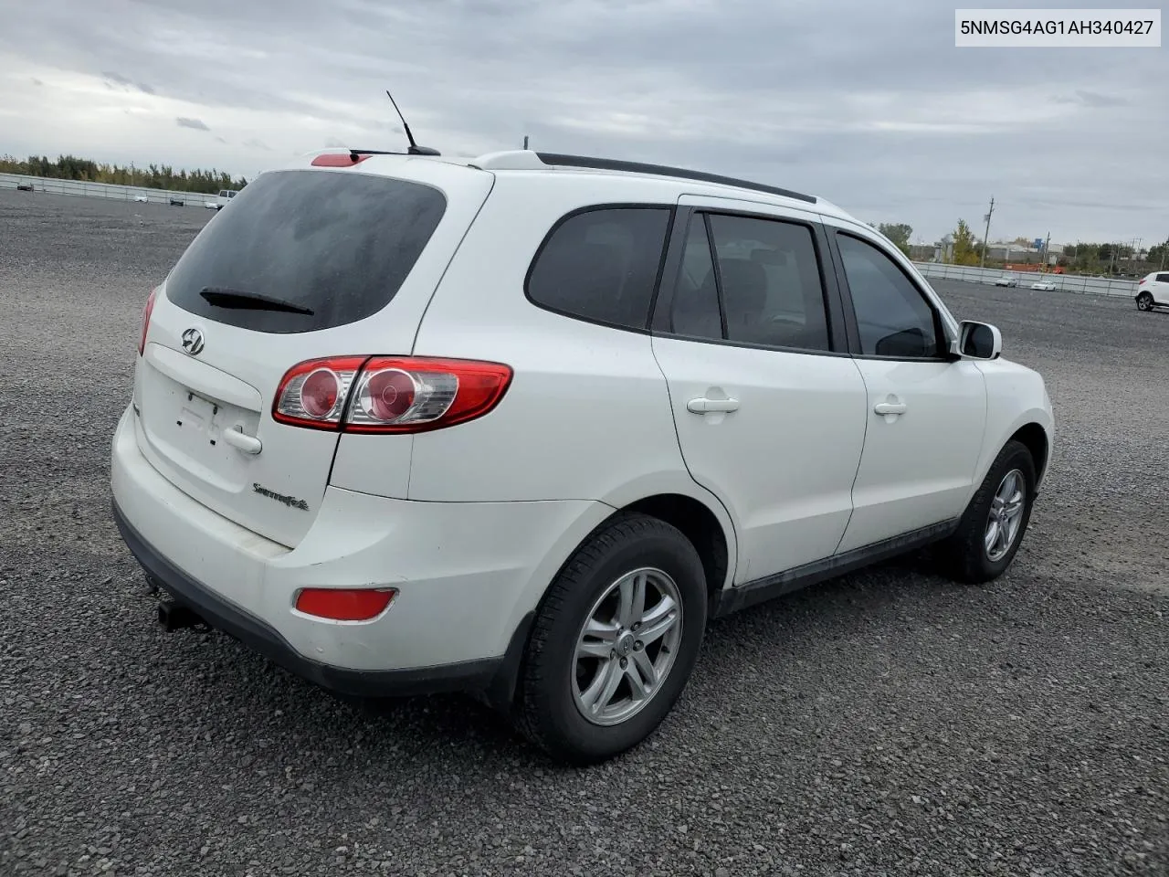 2010 Hyundai Santa Fe Gls VIN: 5NMSG4AG1AH340427 Lot: 74011824