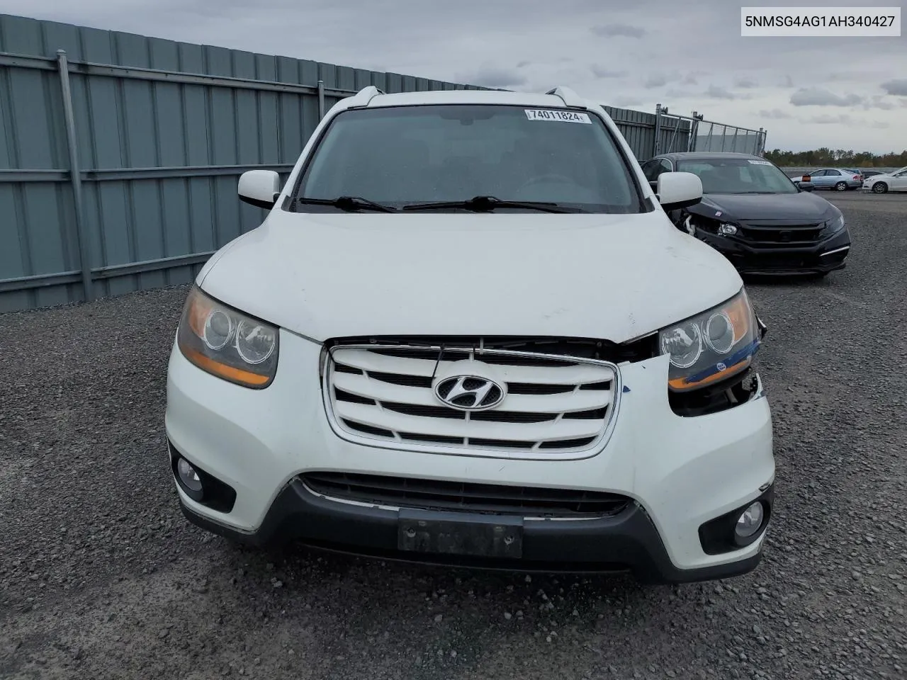 2010 Hyundai Santa Fe Gls VIN: 5NMSG4AG1AH340427 Lot: 74011824