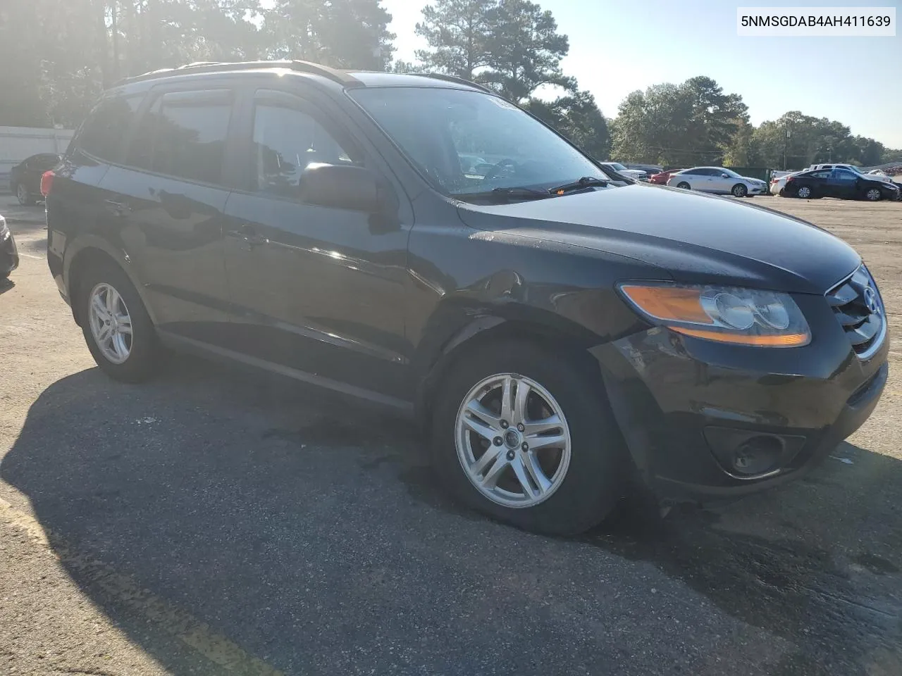 2010 Hyundai Santa Fe Gls VIN: 5NMSGDAB4AH411639 Lot: 74594084