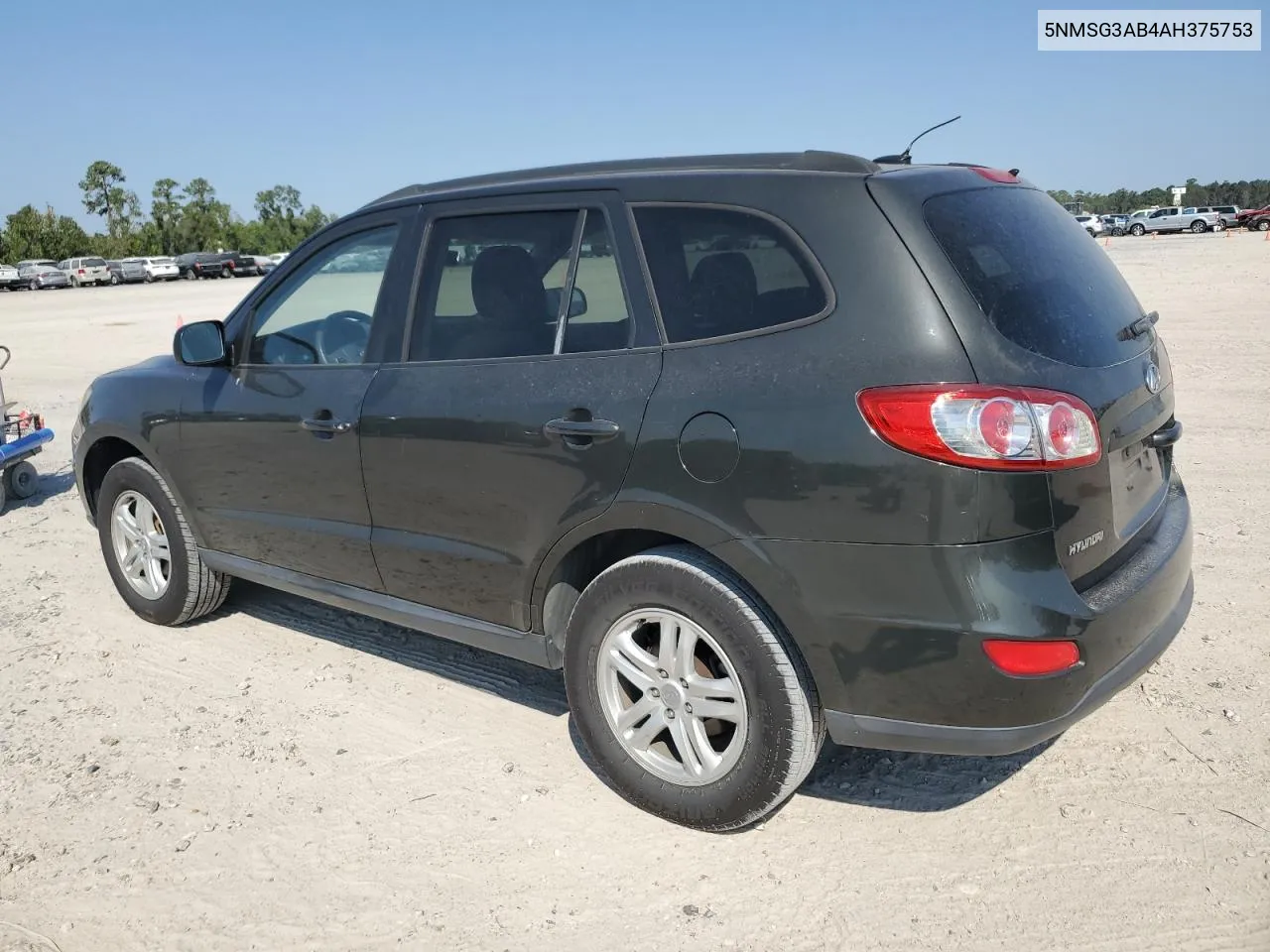 2010 Hyundai Santa Fe Gls VIN: 5NMSG3AB4AH375753 Lot: 74629604