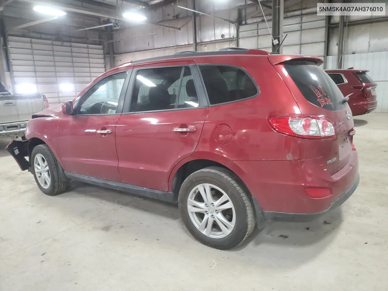 2010 Hyundai Santa Fe Limited VIN: 5NMSK4AG7AH376010 Lot: 74772684