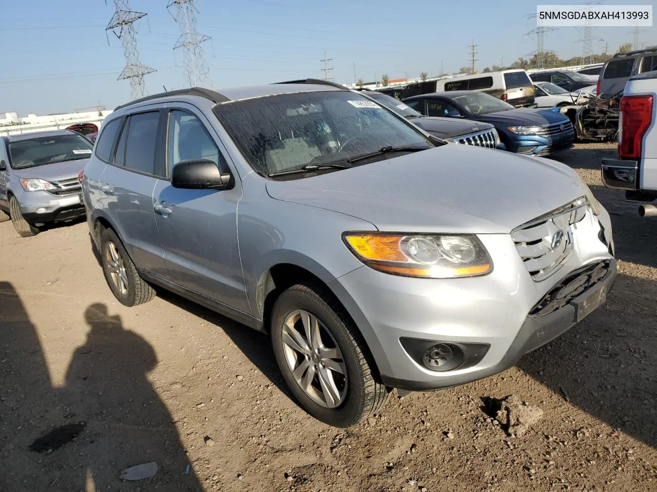 2010 Hyundai Santa Fe Gls VIN: 5NMSGDABXAH413993 Lot: 74852934