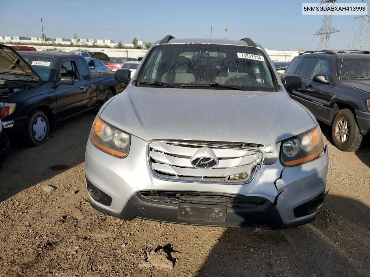 2010 Hyundai Santa Fe Gls VIN: 5NMSGDABXAH413993 Lot: 74852934