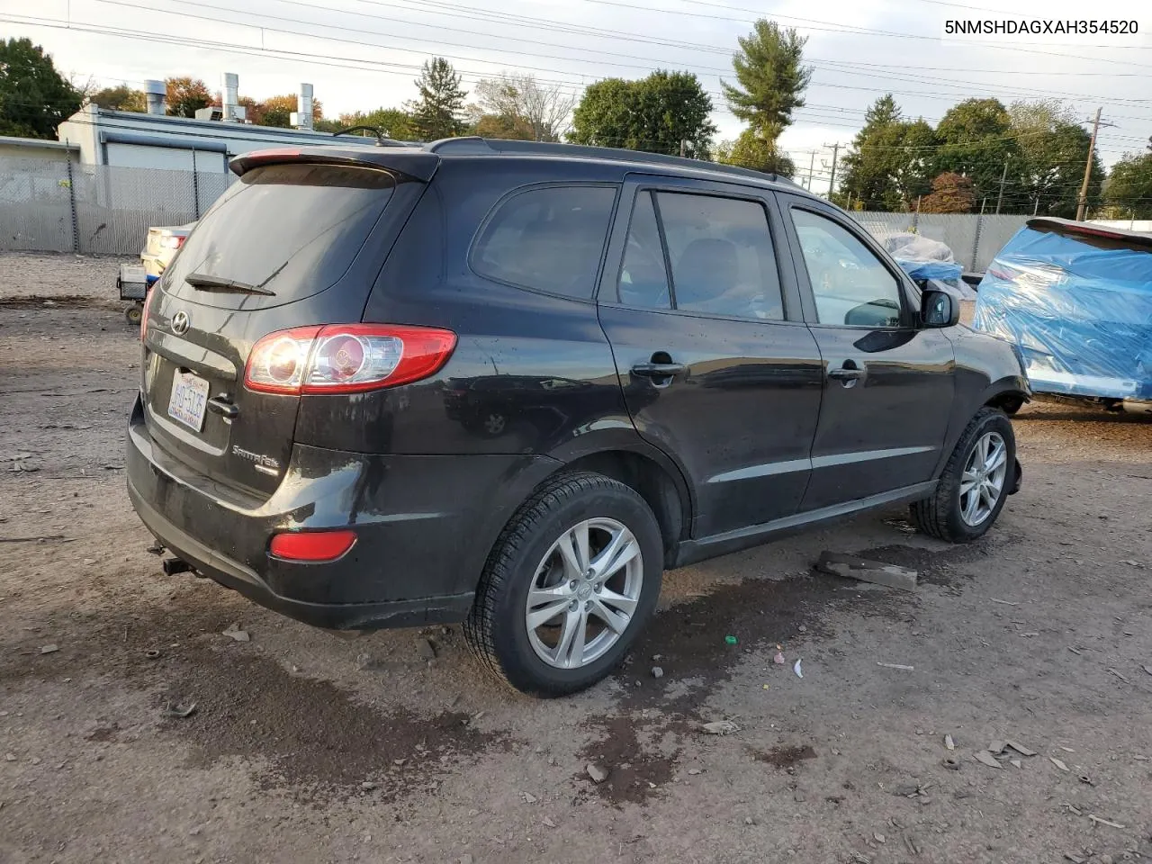 2010 Hyundai Santa Fe Se VIN: 5NMSHDAGXAH354520 Lot: 74907434