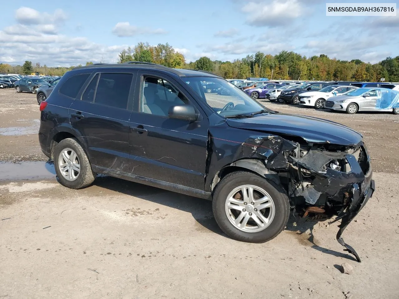 2010 Hyundai Santa Fe Gls VIN: 5NMSGDAB9AH367816 Lot: 74935674