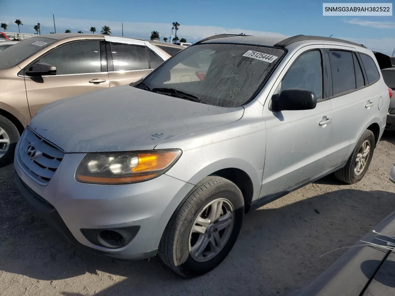 2010 Hyundai Santa Fe Gls VIN: 5NMSG3AB9AH382522 Lot: 75125444