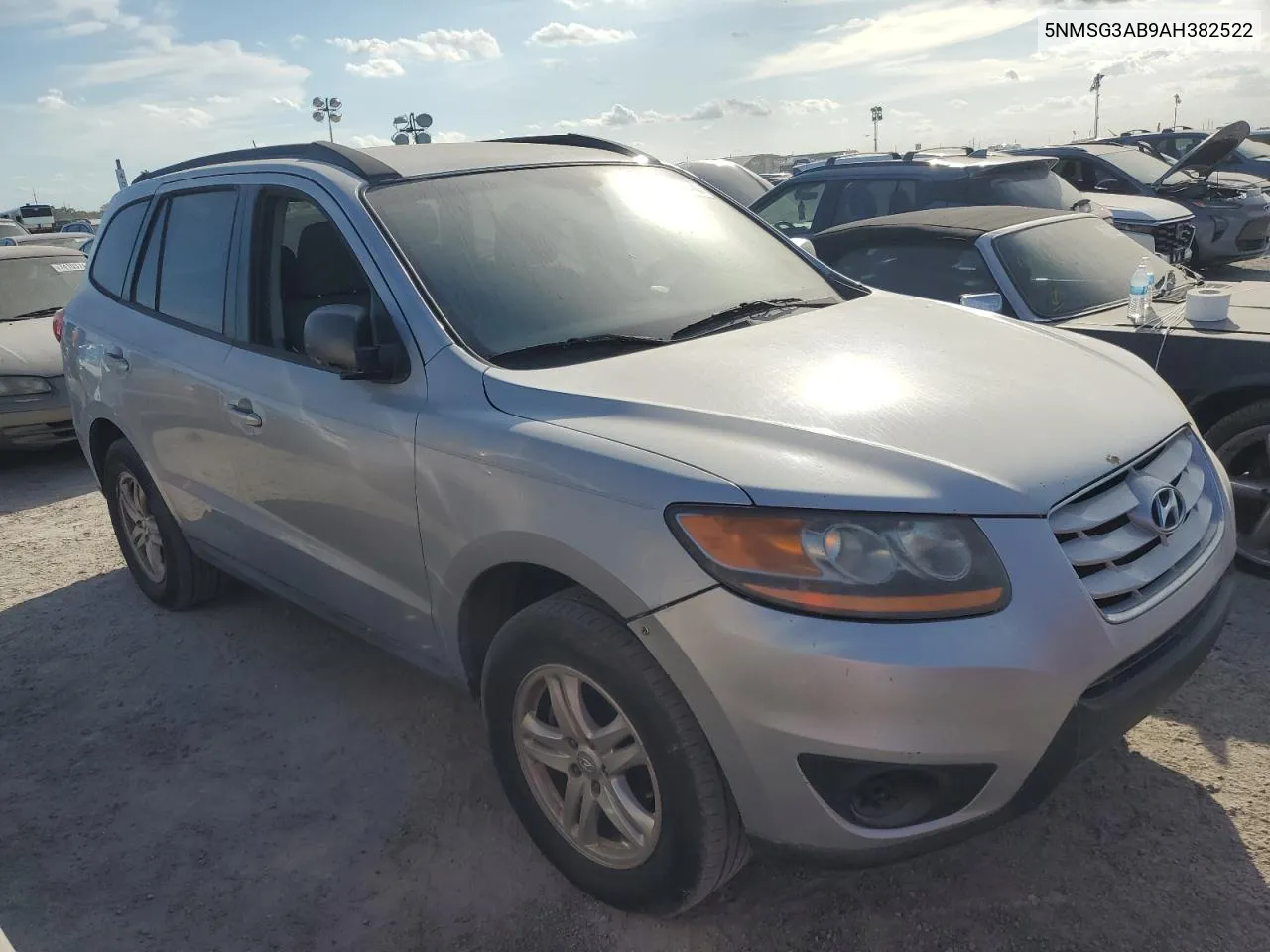 2010 Hyundai Santa Fe Gls VIN: 5NMSG3AB9AH382522 Lot: 75125444